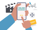 پیش‌نمایش فایل online-booking-on-mobile-phone-9894428 از پک متفرقه