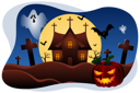 پیش‌نمایش فایل graveyard-haunted-house-2761947 از پک هالووین