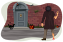 پیش‌نمایش فایل scary-man-in-halloween-costume-2761945 از پک هالووین