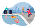 پیش‌نمایش فایل people-doing-pool-party-3816123 از پک جشن
