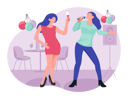پیش‌نمایش فایل girls-doing-music-party-3816070 از پک جشن
