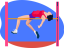 پیش‌نمایش فایل female-doing-high-jump-4079065 از پک بازی‌های المپیک