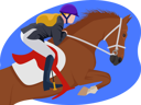 پیش‌نمایش فایل horse-racer-4079037 از پک بازی‌های المپیک