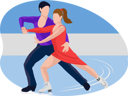 پیش‌نمایش فایل couple-doing-figure-skating-4085775 از پک بازی‌های المپیک