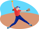 پیش‌نمایش فایل female-baseball-player-4085781 از پک بازی‌های المپیک