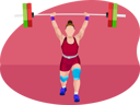 پیش‌نمایش فایل female-weightlifter-4085794 از پک بازی‌های المپیک