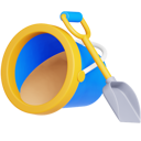 پیش‌نمایش فایل beach-bucket-6249743 از پک سفر و تعطیلات، جلد ۱