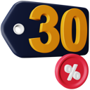 پیش‌نمایش فایل 30-percent-sale-tag-6575124 از پک جمعه سیاه، جلد ۱
