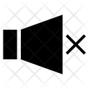 پیش‌نمایش فایل mute-1484100 از پک گلیف رابط کاربری ساده