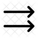 پیش‌نمایش فایل double-right-arrow-1480601 از پک فلش خطی
