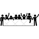 پیش‌نمایش فایل banner-1488461 از پک دوستان در حال نگه داشتن بنر
