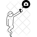 پیش‌نمایش فایل ghost-taking-selfie-1653601 از پک شخصیت در حال استفاده از تلفن
