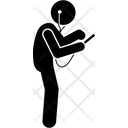 پیش‌نمایش فایل man-using-phone-2645823 از پک گوش دادن به موسیقی