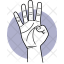 پیش‌نمایش فایل four-finger-3455104 از پک حرکات دست