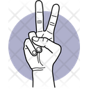 پیش‌نمایش فایل two-finger-3455102 از پک حرکات دست