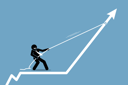 پیش‌نمایش فایل businessman-pulling-arrow-graph-chart-up-with-a-rope-1841732 از پک کسب و کار
