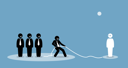 پیش‌نمایش فایل businessman-pulling-connection-and-talent-to-join-his-company-team-1841794 از پک کسب و کار
