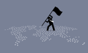 پیش‌نمایش فایل a-businessman-putting-a-flag-and-standing-on-top-of-europe-of-a-world-map-1841841 از پک کسب و کار