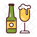 پیش‌نمایش فایل beer-bottle-and-glass-1584482 از پک آبجو