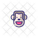 پیش‌نمایش فایل gorilla-1582625 از پک چهره‌های حیوان