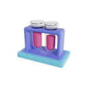 پیش‌نمایش فایل test-tube-rack-5993088 از پک پزشکی