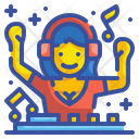 پیش‌نمایش فایل dj-man-3725511 از پک سال نو مبارک