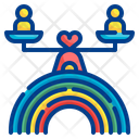 پیش‌نمایش فایل rainbow-equality-scale-4311031 از پک روز جهانی افتخار