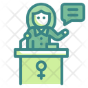 پیش‌نمایش فایل female-speaker-4310782 از پک روز زن