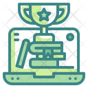 پیش‌نمایش فایل online-educational-trophy-4309989 از پک یادگیری آنلاین