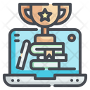 پیش‌نمایش فایل online-educational-trophy-4309853 از پک یادگیری آنلاین
