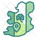 پیش‌نمایش فایل ireland-map-4362667 از پک روز سنت پاتریک