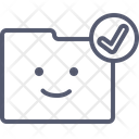 پیش‌نمایش فایل folder-checkmark-1514266 از پک رابط کاربری