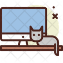 پیش‌نمایش فایل computer-and-cat-2990181 از پک کار از خانه