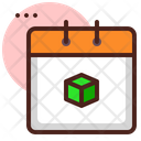پیش‌نمایش فایل cube-3090777 از پک تقویم و تاریخ