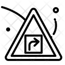 پیش‌نمایش فایل turn-right-arrow-3181778 از پک علائم هشدار