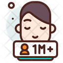 پیش‌نمایش فایل one-million-follower-4336870 از پک اینفلوئنسر