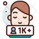 پیش‌نمایش فایل one-thousand-followers-4336869 از پک اینفلوئنسر