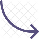 پیش‌نمایش فایل down-curved-arrow-2163915 از پک پیکان ها و UI