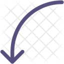 پیش‌نمایش فایل down-curved-arrow-2163916 از پک پیکان ها و UI