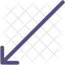 پیش‌نمایش فایل down-left-arrow-2163934 از پک پیکان ها و UI