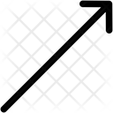 پیش‌نمایش فایل diagonal-arrow-up-right-2187198 از پک خطوط بیرونی: پیکان ها