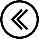 پیش‌نمایش فایل previous-arrow-2187156 از پک خطوط بیرونی: پیکان ها