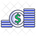 پیش‌نمایش فایل dollar-stack-4286005 از پک آبی: کسب‌وکار