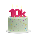پیش‌نمایش فایل 10-k-like-10795265 از پک کیک تولد