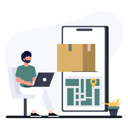 پیش‌نمایش فایل online-delivery-7812629 از پک تحویل محصول
