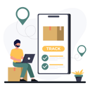 پیش‌نمایش فایل track-package-7812634 از پک تحویل محصول