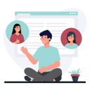 پیش‌نمایش فایل online-discussion-8074595 از پک کار آنلاین