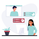 پیش‌نمایش فایل online-work-discussion-8074609 از پک کار آنلاین