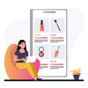 پیش‌نمایش فایل online-cosmetics-shopping-8089059 از پک خرید
