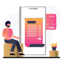 پیش‌نمایش فایل online-shopping-invoice-8089061 از پک خرید